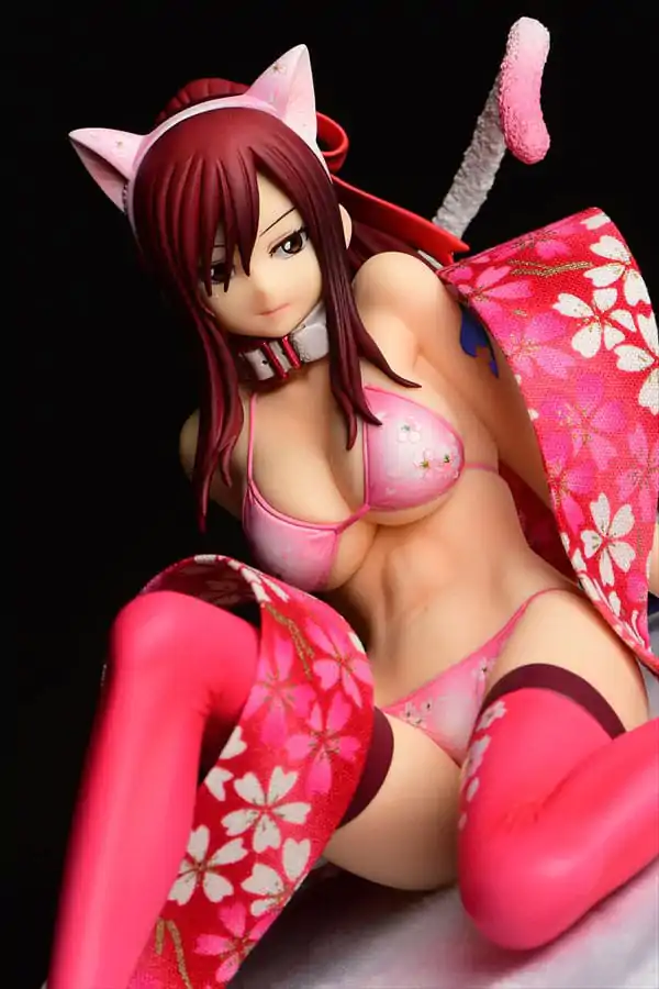 Fairy Tail Statue 1/6 Erza Scarlet - Cherry Blossom CAT Gravure_Style 13 cm termékfotó