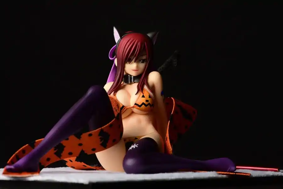 Fairy Tail Statue 1/6 Erza Scarlet - Halloween CAT Gravure_Style 13 cm product photo