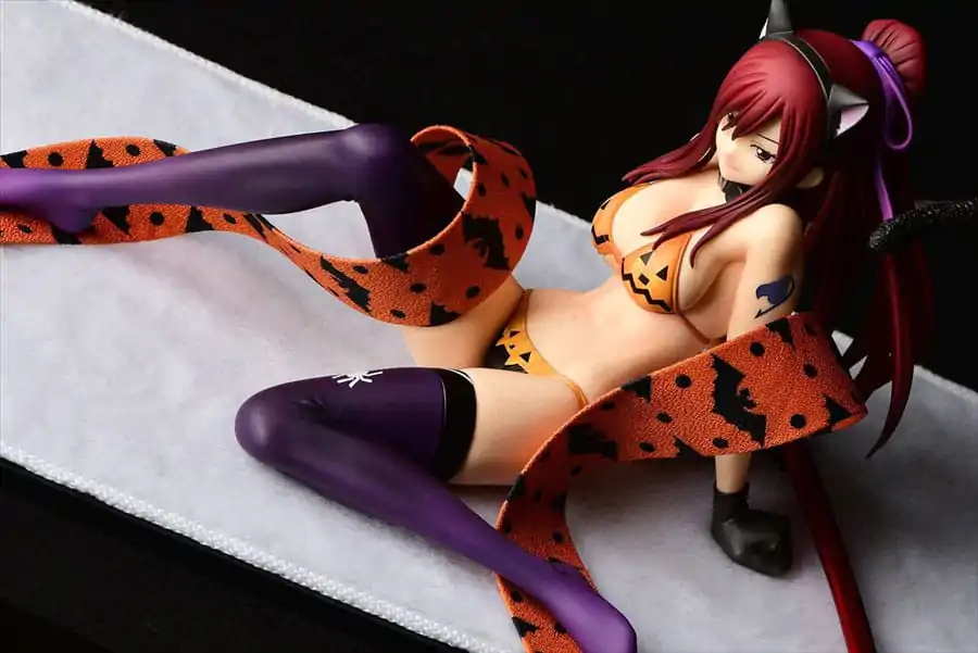 Fairy Tail Statue 1/6 Erza Scarlet - Halloween CAT Gravure_Style 13 cm product photo