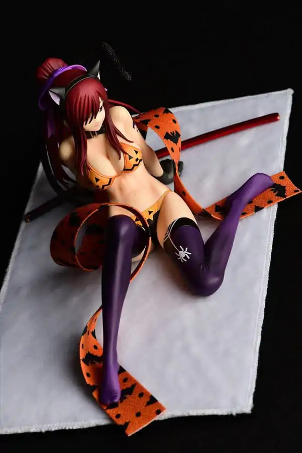 Fairy Tail Statue 1/6 Erza Scarlet - Halloween CAT Gravure_Style 13 cm product photo