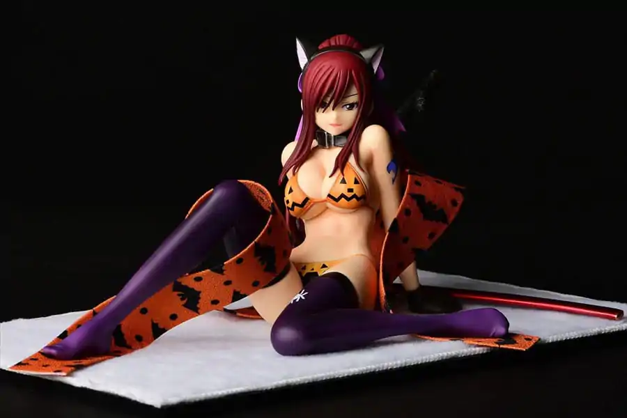 Fairy Tail Statue 1/6 Erza Scarlet - Halloween CAT Gravure_Style 13 cm product photo