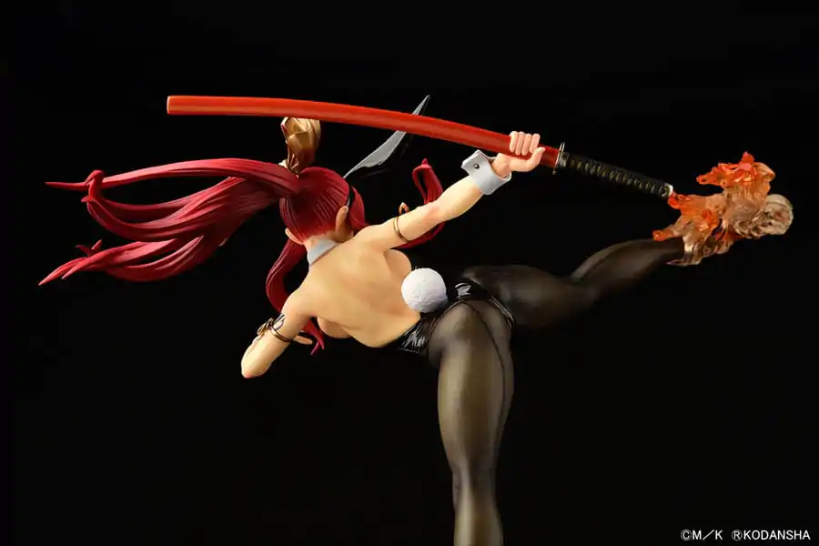 Fairy Tail Statue 1/6 Erza Scarlet High Kick Black Bunny Ver. 37 cm termékfotó