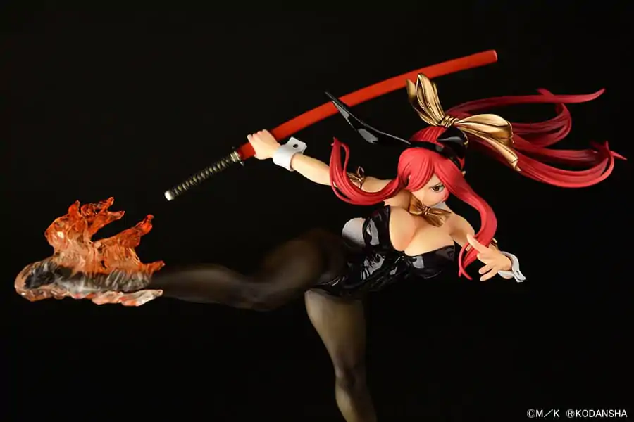 Fairy Tail Statue 1/6 Erza Scarlet High Kick Black Bunny Ver. 37 cm termékfotó