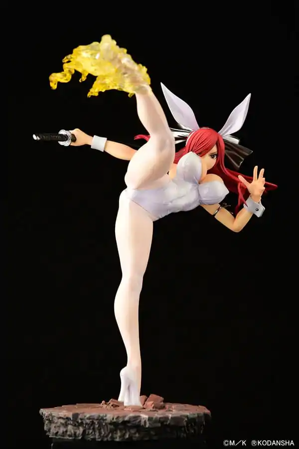 Fairy Tail Statue 1/6 Erza Scarlet High Kick White Bunny Ver. 37 cm termékfotó