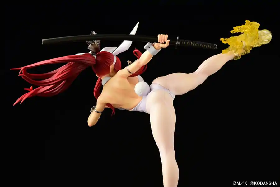 Fairy Tail Statue 1/6 Erza Scarlet High Kick White Bunny Ver. 37 cm termékfotó