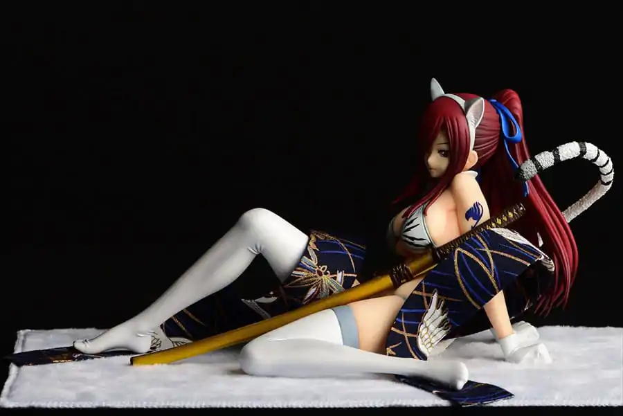 Fairy Tail Statue 1/6 Erza Scarlet - White Tiger CAT Gravure_Style 13 cm termékfotó