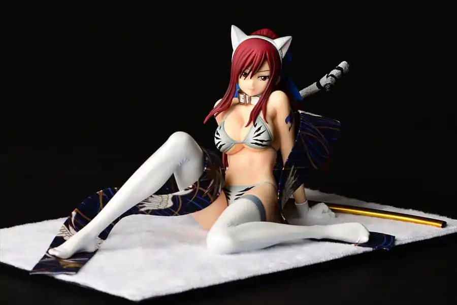 Fairy Tail Statue 1/6 Erza Scarlet - White Tiger CAT Gravure_Style 13 cm termékfotó