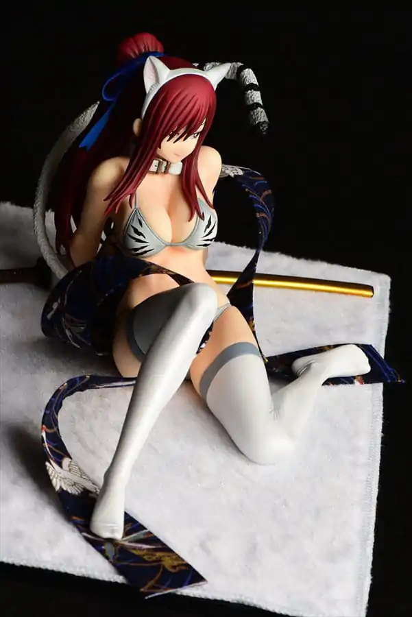 Fairy Tail Statue 1/6 Erza Scarlet - White Tiger CAT Gravure_Style 13 cm termékfotó