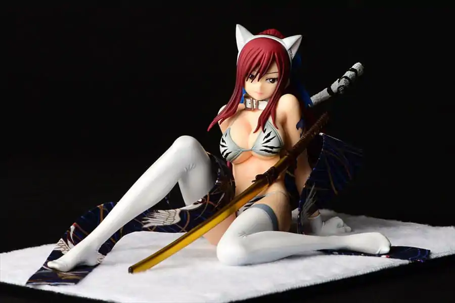 Fairy Tail Statue 1/6 Erza Scarlet - White Tiger CAT Gravure_Style 13 cm termékfotó