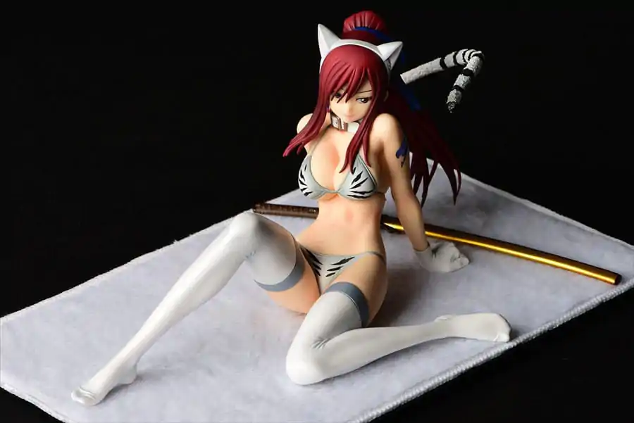 Fairy Tail Statue 1/6 Erza Scarlet - White Tiger CAT Gravure_Style 13 cm termékfotó