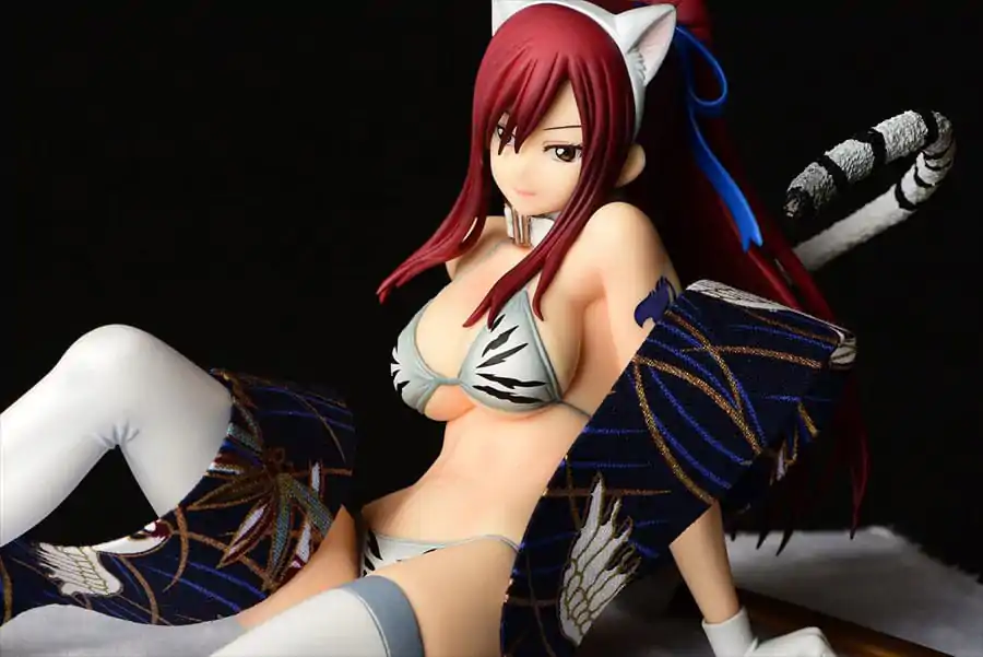 Fairy Tail Statue 1/6 Erza Scarlet - White Tiger CAT Gravure_Style 13 cm termékfotó