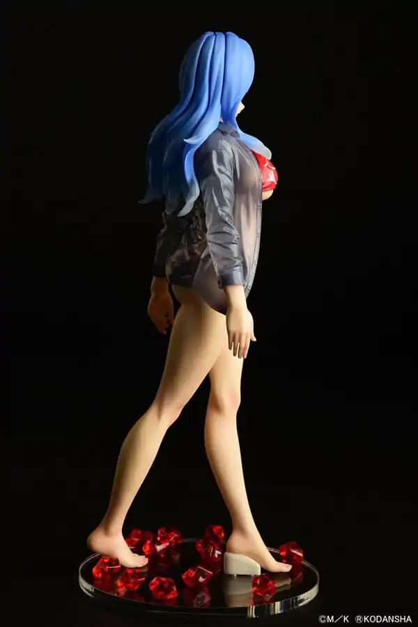 Fairy Tail Statue 1/6 Jubia Lokser Gravure_Stylesee-through wet shirt Red Bikini!! 25 cm product photo