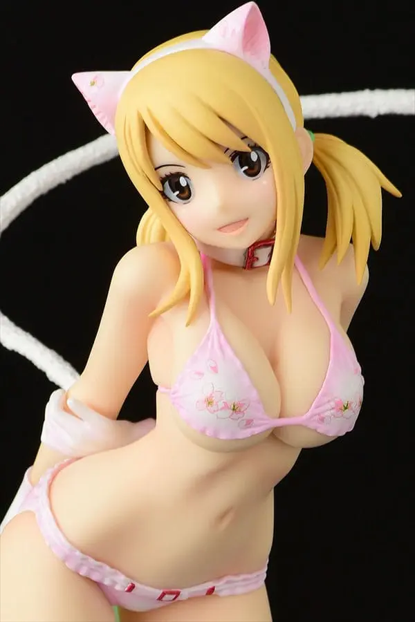 Fairy Tail Statue 1/6 Lucy Heartfilia·Cherry blossom CAT Gravure_Style 25 cm product photo