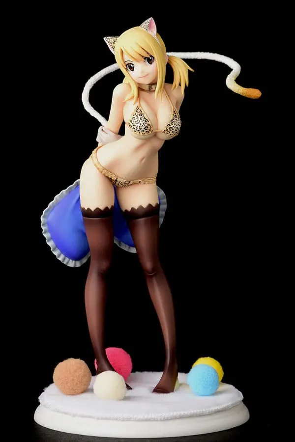 Fairy Tail Statue 1/6 Lucy Heartfilia - Leopard print CAT Gravure_Style 25 cm product photo