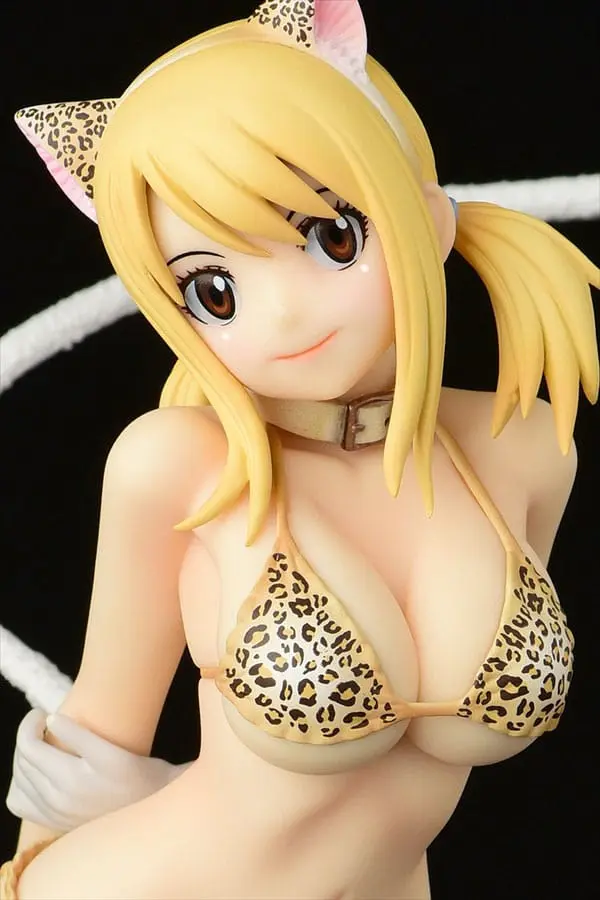 Fairy Tail Statue 1/6 Lucy Heartfilia - Leopard print CAT Gravure_Style 25 cm product photo