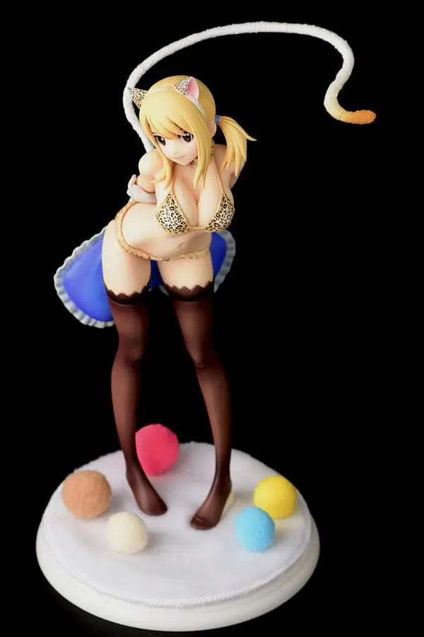 Fairy Tail Statue 1/6 Lucy Heartfilia - Leopard print CAT Gravure_Style 25 cm product photo