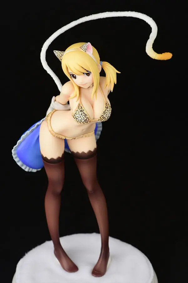 Fairy Tail Statue 1/6 Lucy Heartfilia - Leopard print CAT Gravure_Style 25 cm product photo