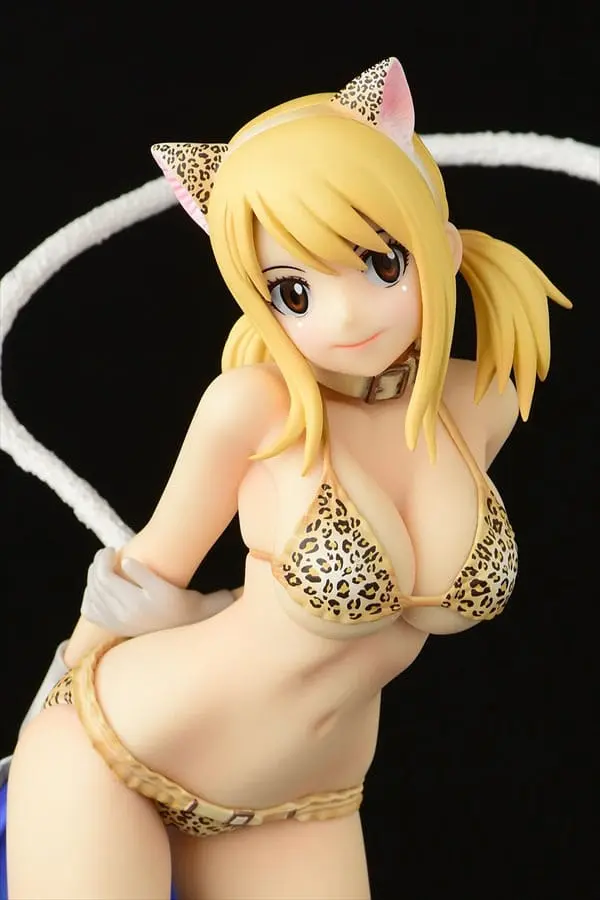 Fairy Tail Statue 1/6 Lucy Heartfilia - Leopard print CAT Gravure_Style 25 cm product photo