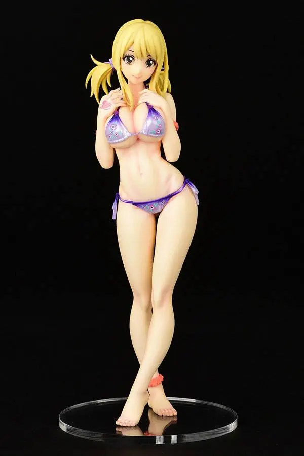 Fairy Tail PVC Statue 1/6 Lucy Heartfilia Swimsuit Pure in Heart Twin Tail Ver. 27 cm product photo