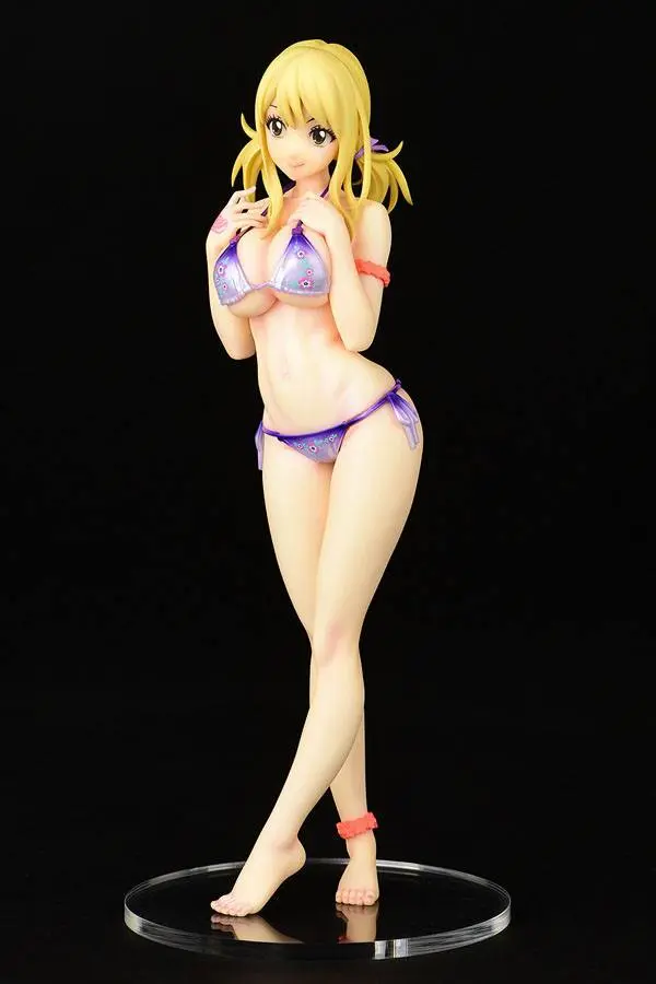 Fairy Tail PVC Statue 1/6 Lucy Heartfilia Swimsuit Pure in Heart Twin Tail Ver. 27 cm product photo