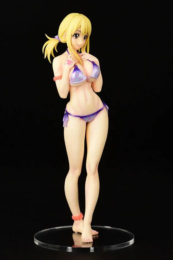 Fairy Tail PVC Statue 1/6 Lucy Heartfilia Swimsuit Pure in Heart Twin Tail Ver. 27 cm product photo