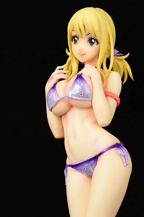 Fairy Tail PVC Statue 1/6 Lucy Heartfilia Swimsuit Pure in Heart Twin Tail Ver. 27 cm product photo