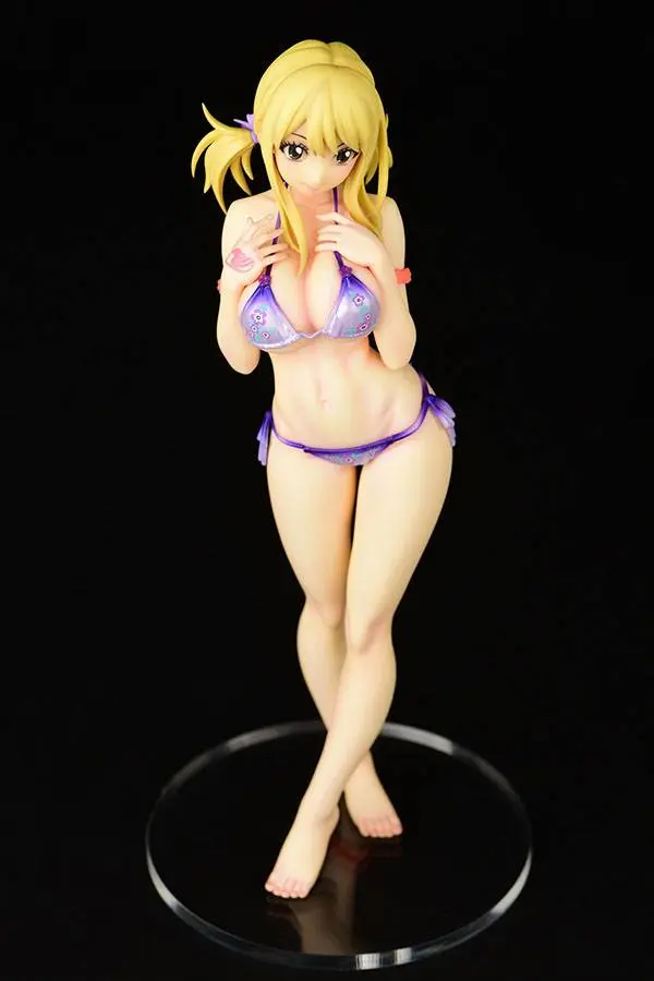 Fairy Tail PVC Statue 1/6 Lucy Heartfilia Swimsuit Pure in Heart Twin Tail Ver. 27 cm product photo