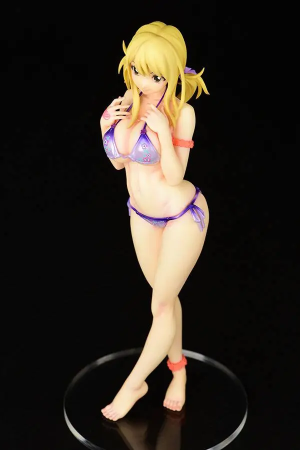 Fairy Tail PVC Statue 1/6 Lucy Heartfilia Swimsuit Pure in Heart Twin Tail Ver. 27 cm product photo