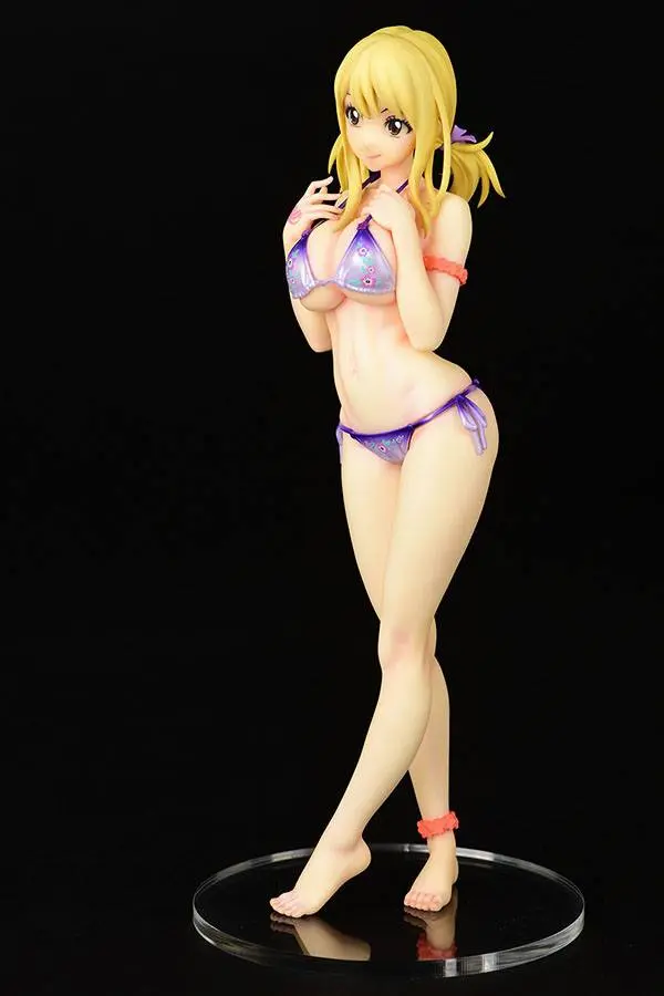 Fairy Tail PVC Statue 1/6 Lucy Heartfilia Swimsuit Pure in Heart Twin Tail Ver. 27 cm product photo