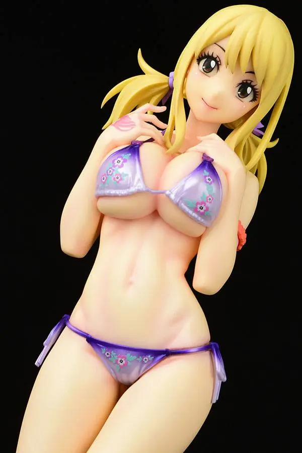 Fairy Tail PVC Statue 1/6 Lucy Heartfilia Swimsuit Pure in Heart Twin Tail Ver. 27 cm product photo