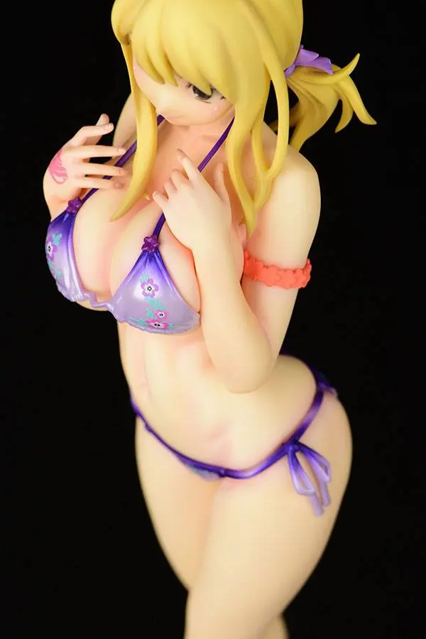 Fairy Tail PVC Statue 1/6 Lucy Heartfilia Swimsuit Pure in Heart Twin Tail Ver. 27 cm product photo