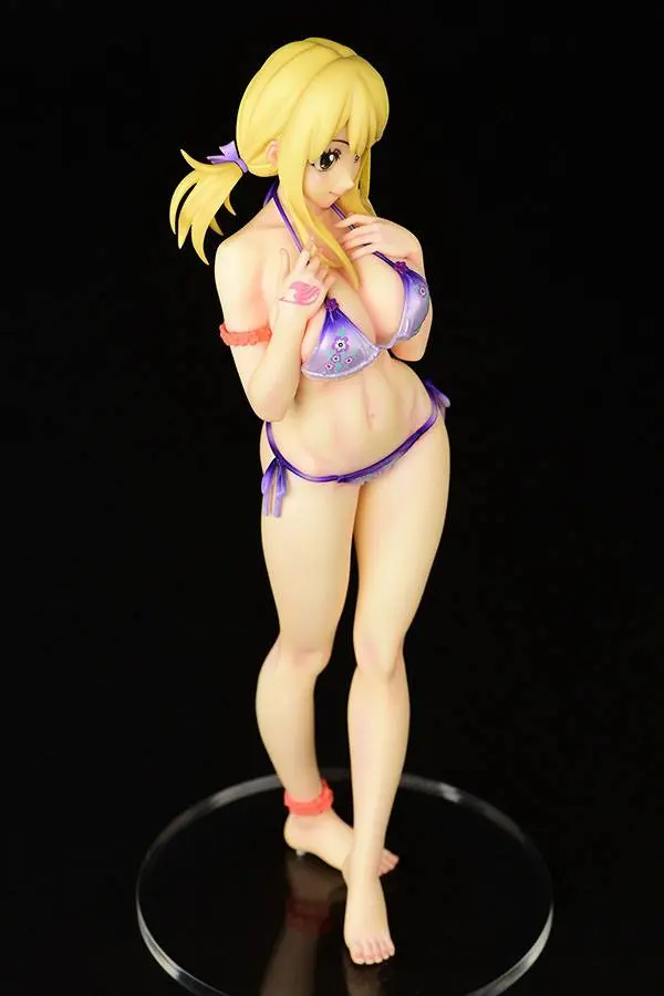 Fairy Tail PVC Statue 1/6 Lucy Heartfilia Swimsuit Pure in Heart Twin Tail Ver. 27 cm product photo