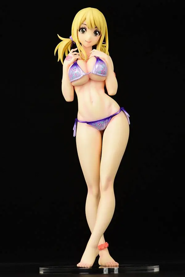 Fairy Tail PVC Statue 1/6 Lucy Heartfilia Swimsuit Pure in Heart Twin Tail Ver. 27 cm product photo