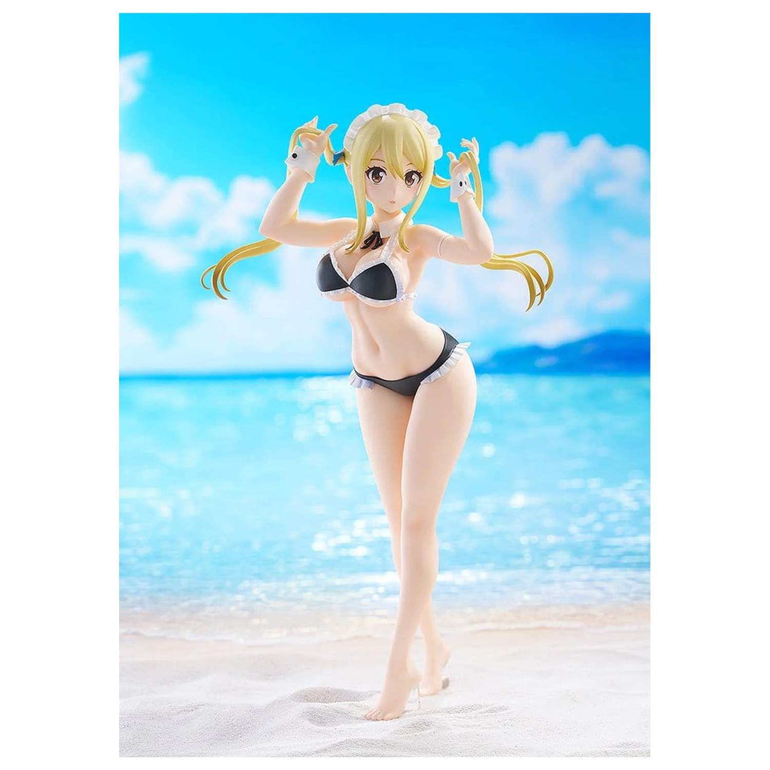 Fairy Tail 100 Years Quest Beach Queens Pop Up Parade PVC Statue Lucy Heartfilia: Virgo Form Swimsuit Ver. L Size 23 cm  product photo