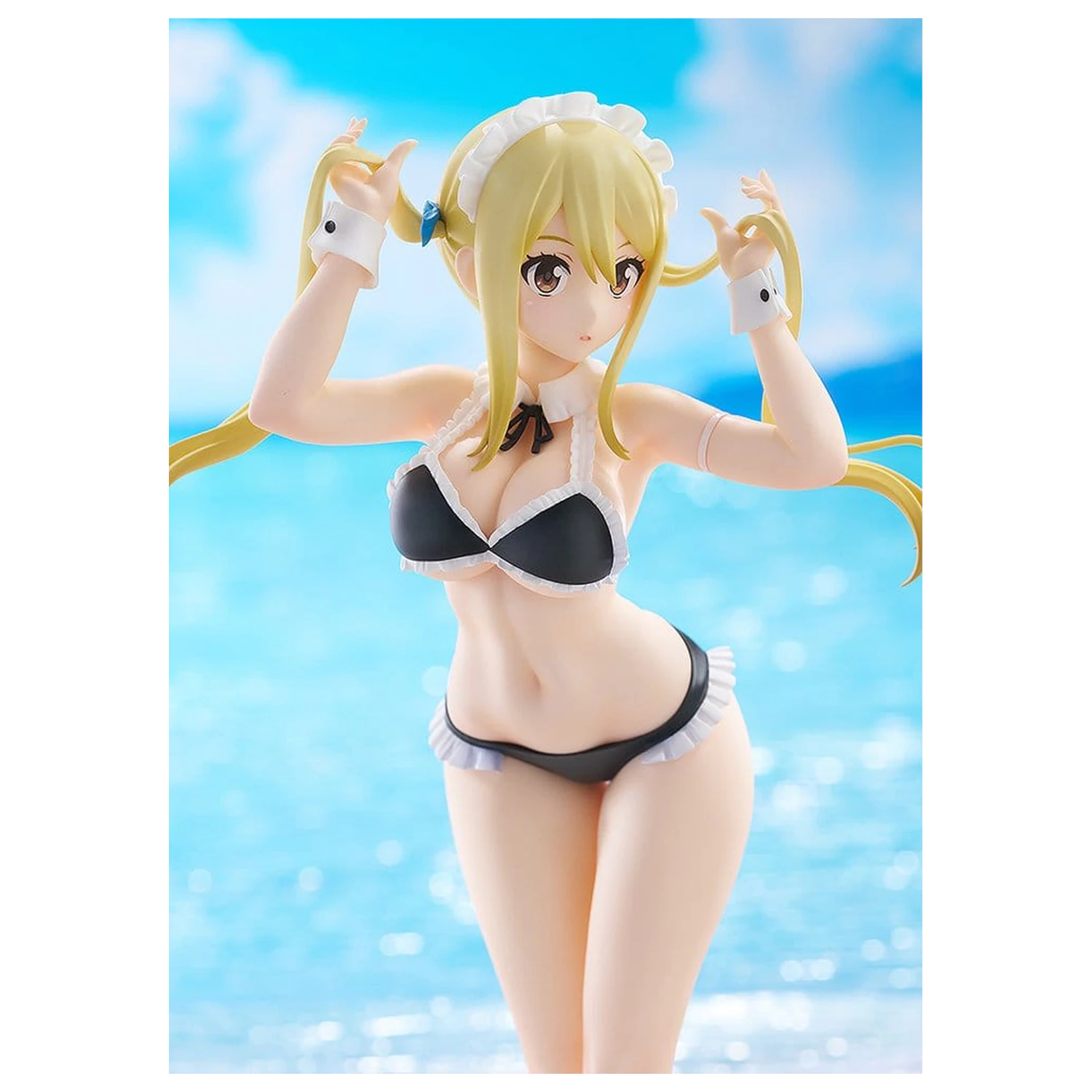 Fairy Tail 100 Years Quest Beach Queens Pop Up Parade PVC Statue Lucy Heartfilia: Virgo Form Swimsuit Ver. L Size 23 cm  product photo