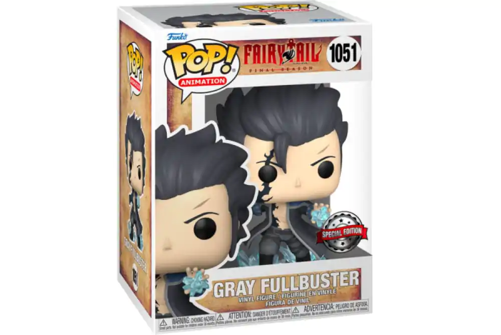Fairy Tail POP! Animation Vinyl Figure Gray Fullbuster 9 cm product photo