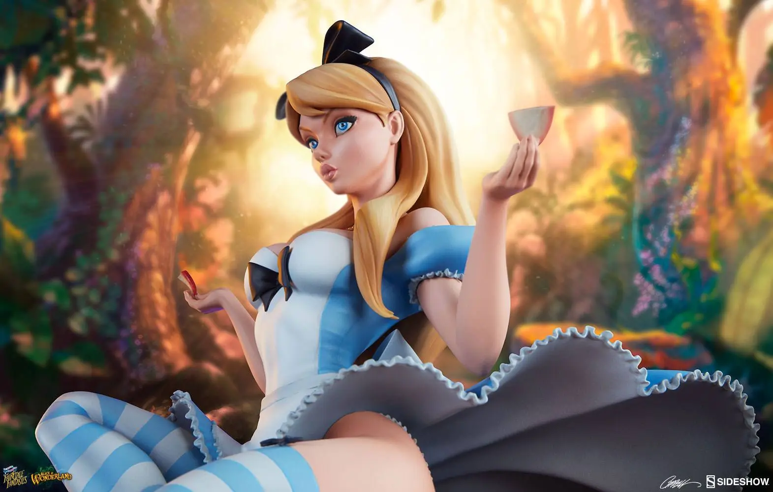 Fairytale Fantasies Collection Statue Alice in Wonderland 34 cm product photo