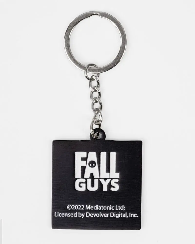 Fall Guys Metal Keychain Square Eyes product photo
