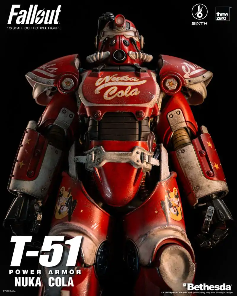 Fallout Action Figure 1/6 T-51 Nuka Cola Power Armor 37 cm product photo