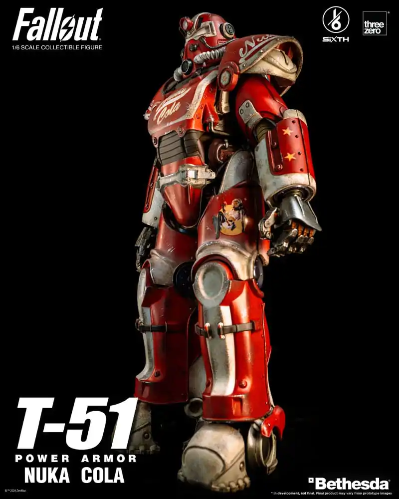 Fallout Action Figure 1/6 T-51 Nuka Cola Power Armor 37 cm product photo