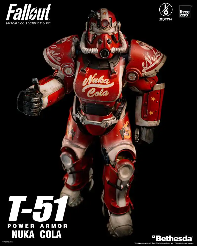 Fallout Action Figure 1/6 T-51 Nuka Cola Power Armor 37 cm product photo