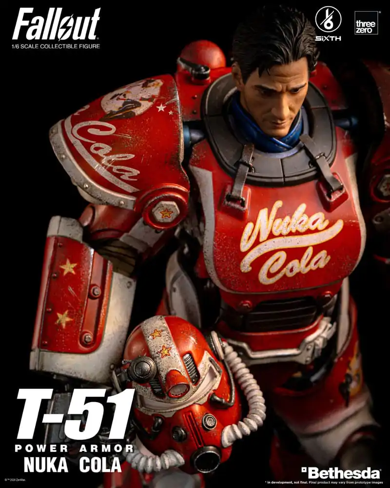 Fallout Action Figure 1/6 T-51 Nuka Cola Power Armor 37 cm product photo