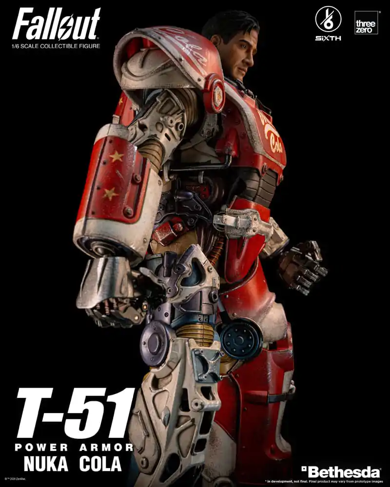 Fallout Action Figure 1/6 T-51 Nuka Cola Power Armor 37 cm product photo