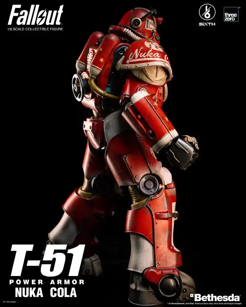 Fallout Action Figure 1/6 T-51 Nuka Cola Power Armor 37 cm product photo