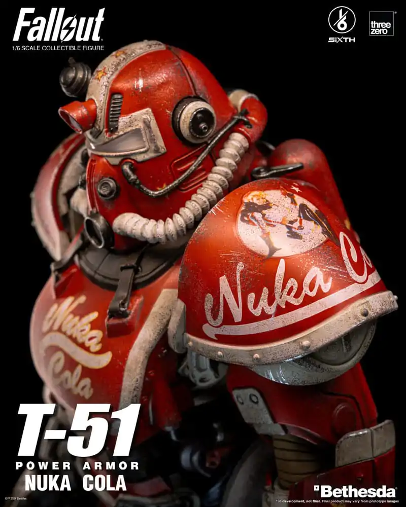 Fallout Action Figure 1/6 T-51 Nuka Cola Power Armor 37 cm product photo