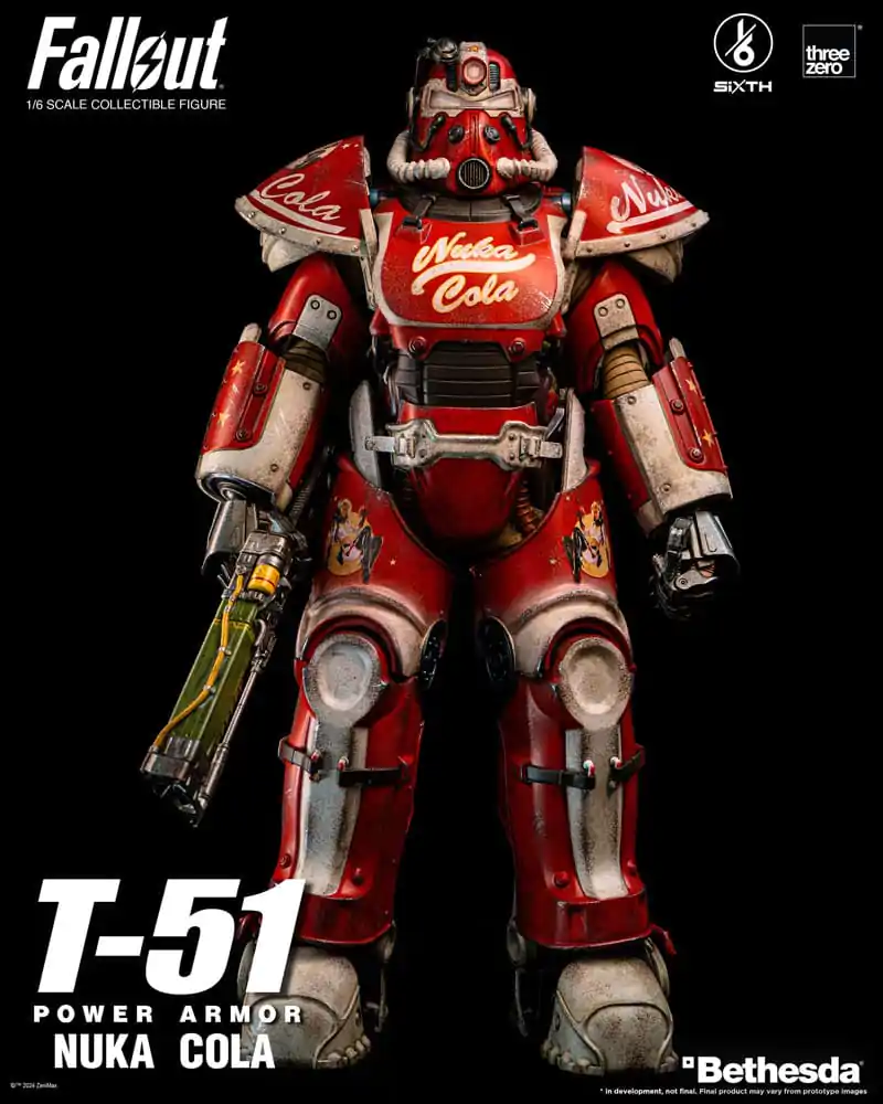 Fallout Action Figure 1/6 T-51 Nuka Cola Power Armor 37 cm product photo