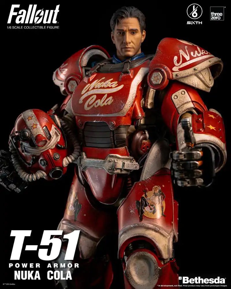 Fallout Action Figure 1/6 T-51 Nuka Cola Power Armor 37 cm product photo