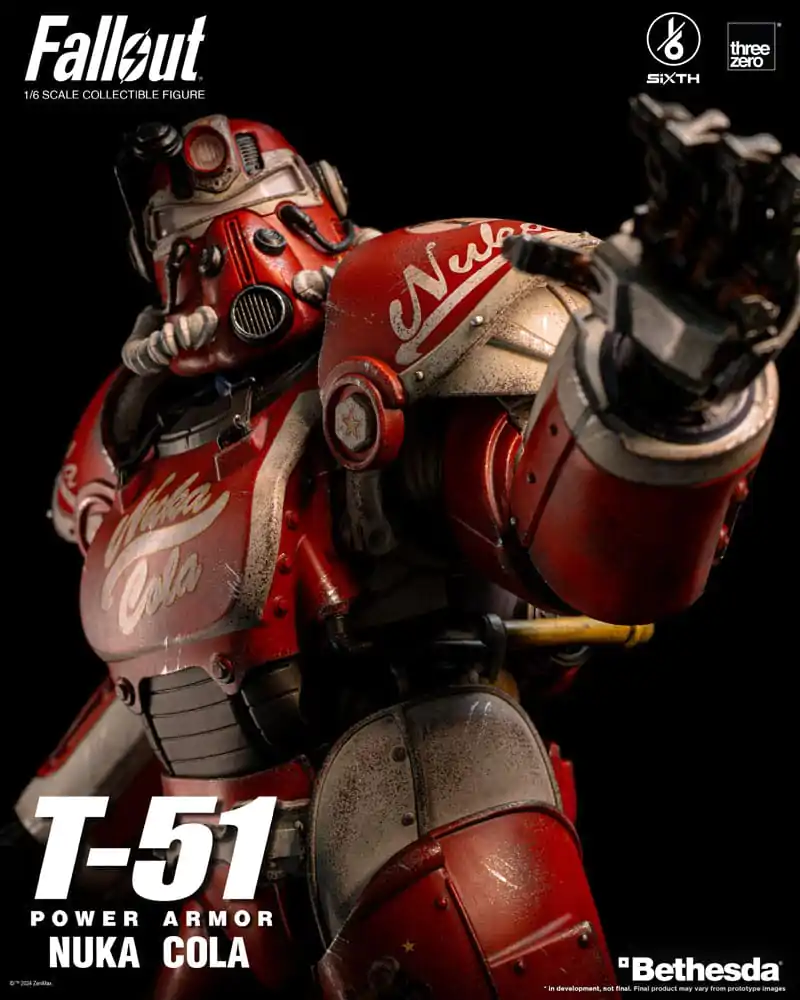 Fallout Action Figure 1/6 T-51 Nuka Cola Power Armor 37 cm product photo