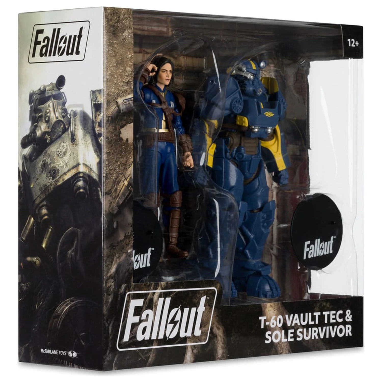 Fallout 4 Statue 2-Pack T-60 Vault Tec & Sole Survivor 18 cm product photo
