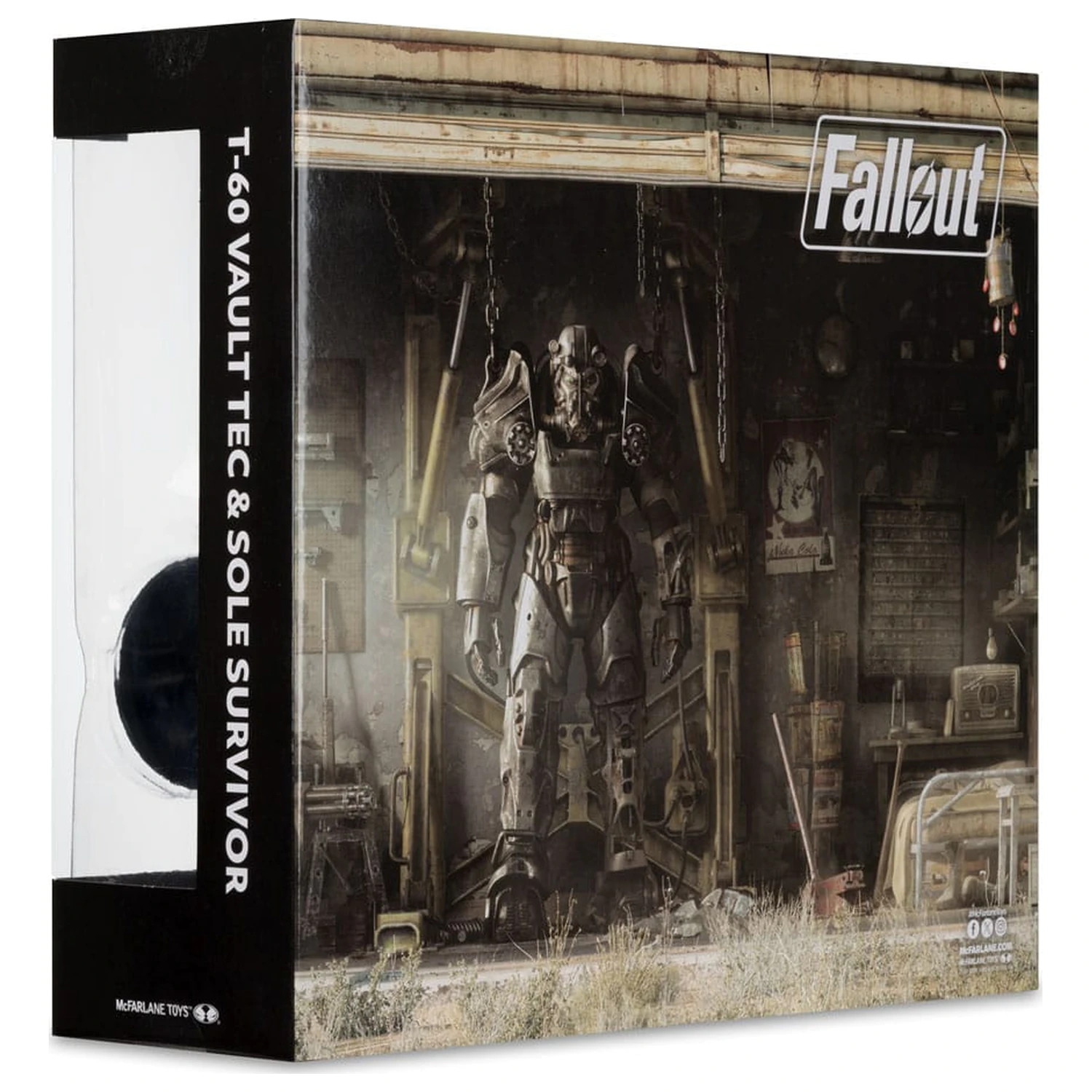 Fallout 4 Statue 2-Pack T-60 Vault Tec & Sole Survivor 18 cm product photo